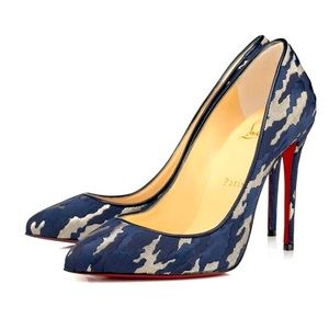 Christian Louboutin Pigalle Follies 100 Bavarois Camo Camouloubi NEW w/box